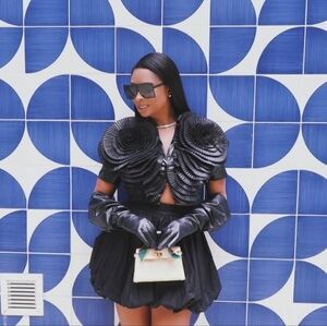 ⚡️SALE Akira  Leather Crop Top